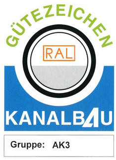 Gütezeichen Kanalbau Logo
